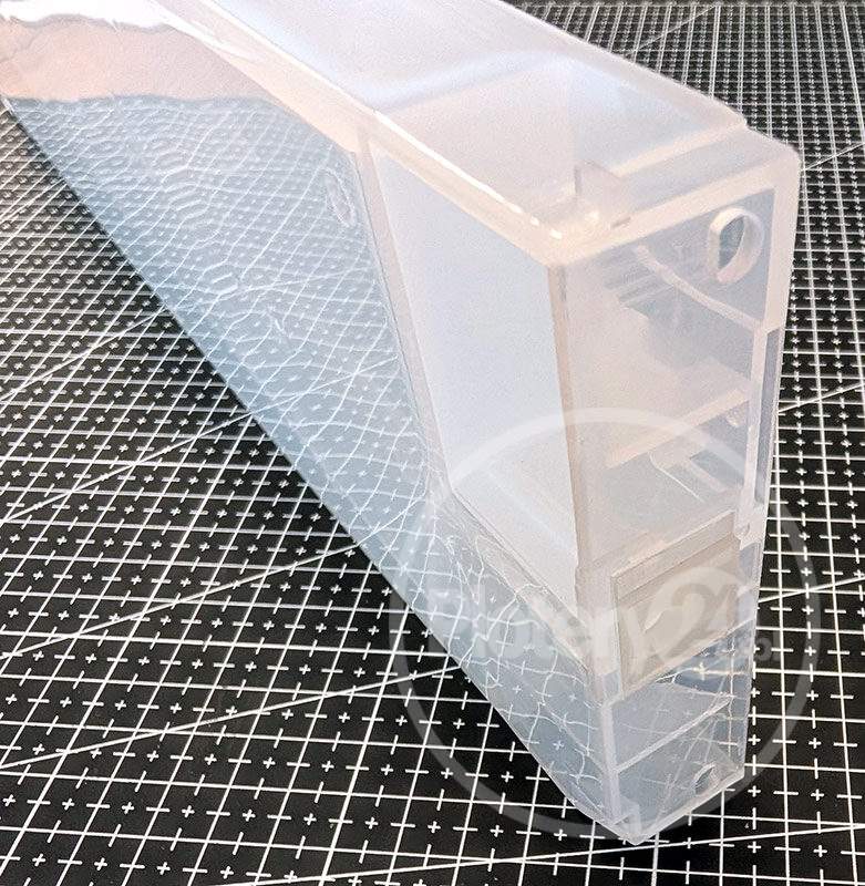 Kaseta 440 ml na atrament napełniana nowa CISS Mimaki Mutoh Roland na tusz stałe zasilanie tuszem cartridge, pozioma i pionowa, 1 sztuka - obrazek 3