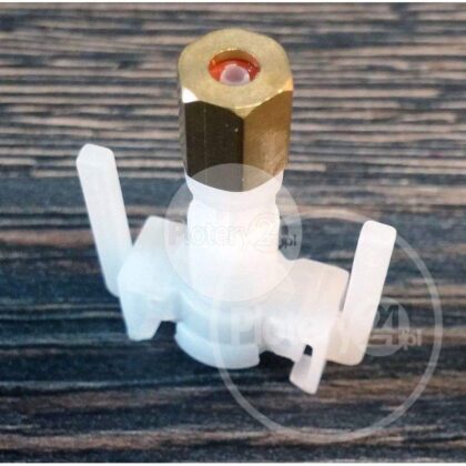 Konektor Dampera DX5 typu Mimaki biały zakrętka uszczelka