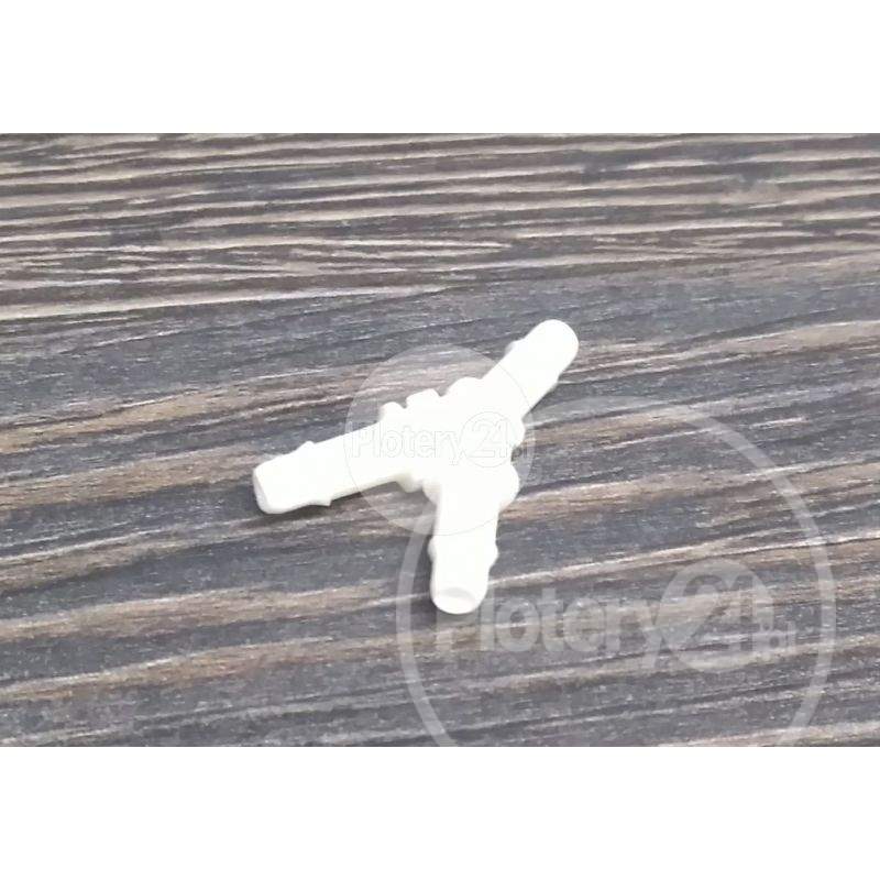 Trójnik wężyka tuszu rozdzielacz 3-way Y do wężyków 3x2 mm odporny na solvent