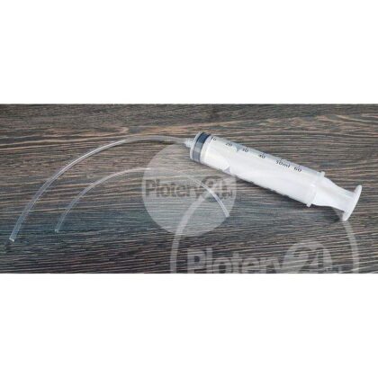 Strzykawka 50 ml + 2 wężyki Duża do ploterów konserwacji fluidu tuszu Ink Syringe