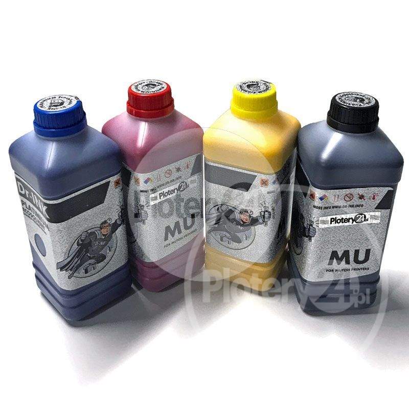 Dr-INK Ecosolvent PLATINIUM Double Filtered Nano Atrament Tusz 1L 1000 ml CMYK Roland Mutoh Mimaki