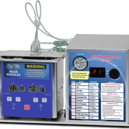 Usługa płukania regeneracyjnego głowicy urządzeniem Print Head Doctor płukanie cleaning regeneracja