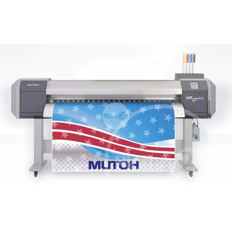 RENEW! Ploter MUTOH ValueJet 1614 DX5 ecosolvent po serwisie nowa głowica 165cm KOMP CISS DOWÓZ FV LEASING jak 1604 1624