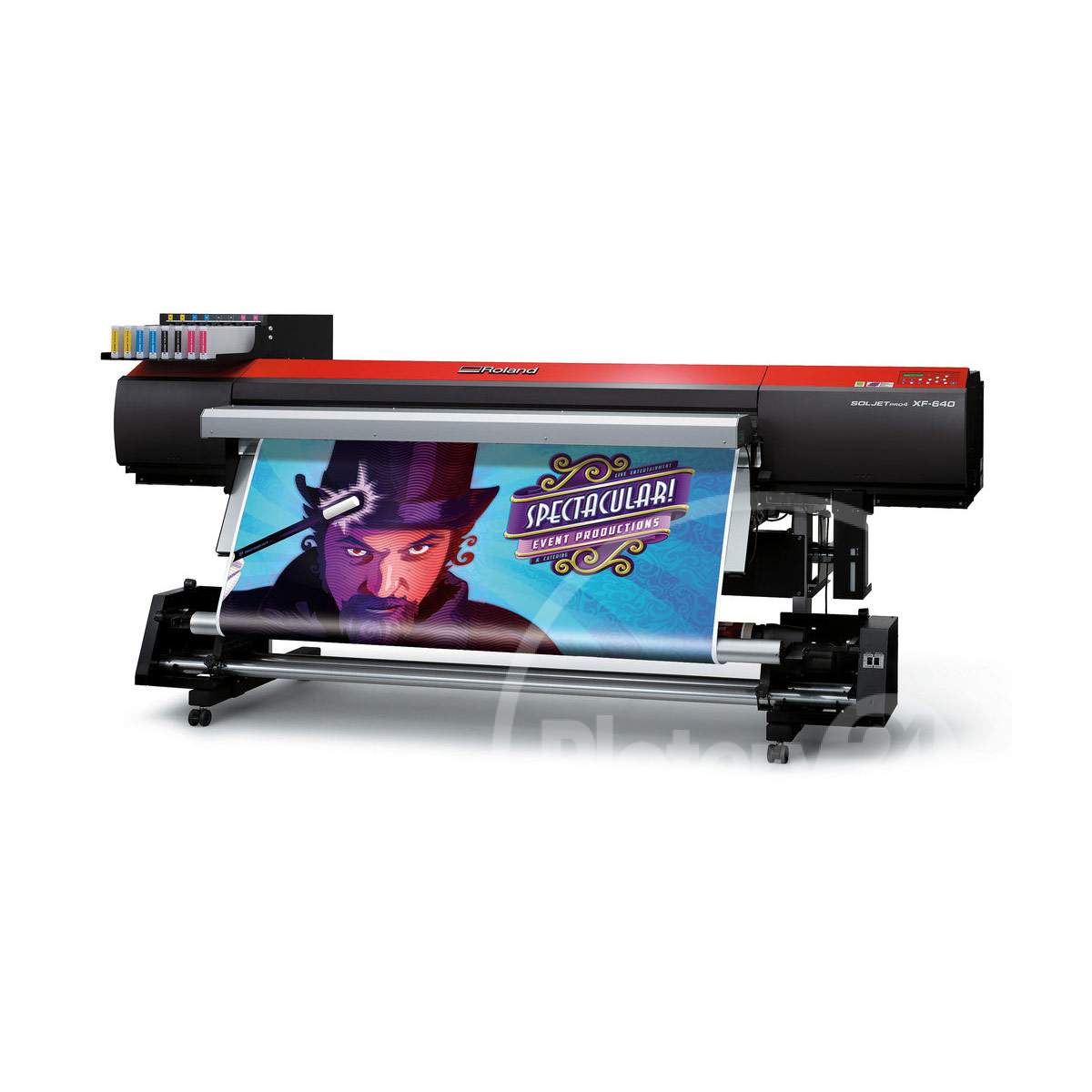 RENEW! Ploter drukujący ROLAND XF-640 2 nowe głowice DX6 / DX7, po serwisie + PC + VersaWorks 7 + nawijarka + dosuszarka 160cm max baner 102m2/h Gw12mscy Tylko 1 szt. - obrazek 7
