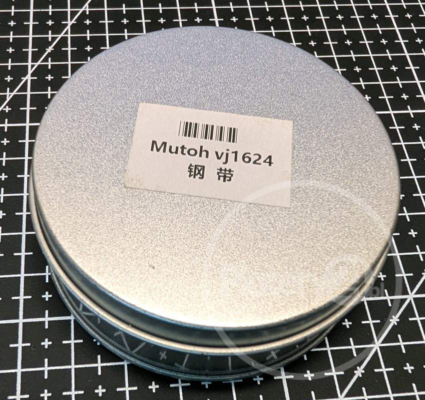 Stalowy pasek karetki Mutoh VJ 1604/1614/1638/1638X (25mm) lub 1624/1624X/1604X (15mm) Steel Belt - obrazek 3