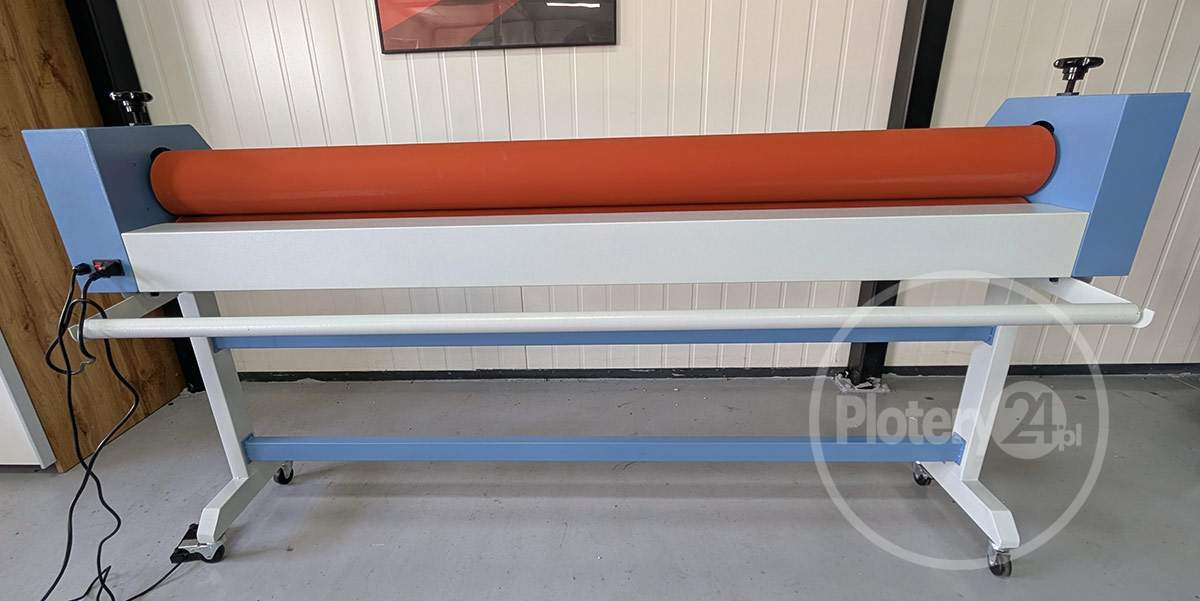 NOWY! Laminator elektryczny rolowy Dr-INK 1600 mm na zimno 160 cm Wyklejarka Aplikator Wydruków Foliarka FV Dowóz Leasing - obrazek 6