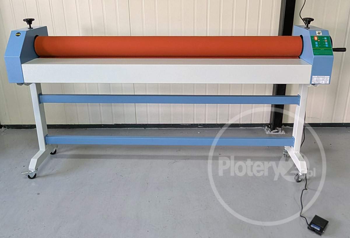 NOWY! Laminator elektryczny rolowy Dr-INK 1600 mm na zimno 160 cm Wyklejarka Aplikator Wydruków Foliarka FV Dowóz Leasing - obrazek 5