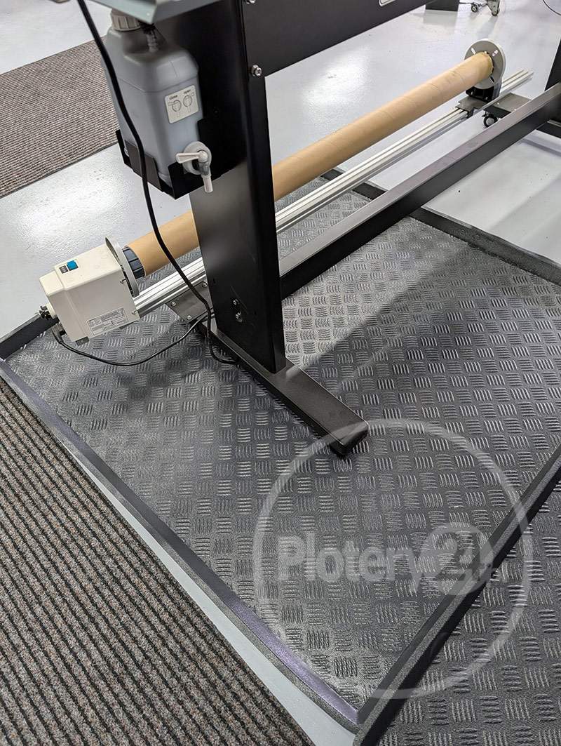 Nowa! Mata pod ploter wykładzina chroniąca podłogę 120x120 cm odporna na ecosolvent - zachowaj czystość! 1 szt., wysyłka gratis - koryto chodnik dywan wycieraczka pod drukarkę - obrazek 4