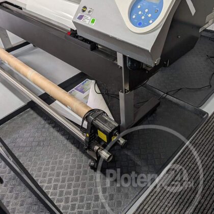 Nowa! Mata pod ploter wykładzina chroniąca podłogę 120x120 cm odporna na ecosolvent - zachowaj czystość! 1 szt., wysyłka gratis - koryto chodnik dywan wycieraczka pod drukarkę