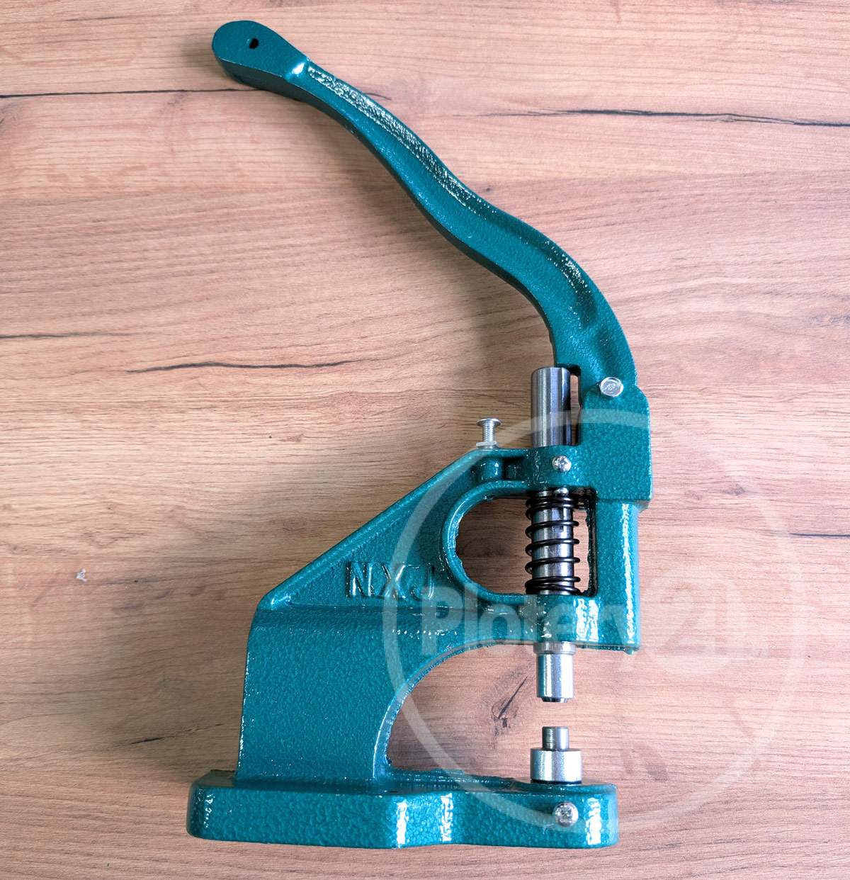 Nowa! Oczkownica DR-INK do banerów Oczkarka do plandek 1500 oczek 6, 10 i 12 mm 3 głowice 3 pobijaki do wykrajania otworów Wysyłka Gratis Prasa ręczna Zakuwarka