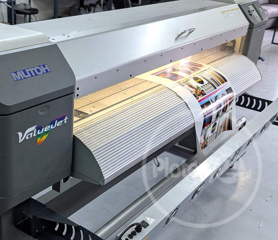 RENEW! Ploter MUTOH ValueJet 1614, nowa głowica DX5, Ecosolvent lub Sublimacja, BEZ dosuszarki i nawijarki, po serwisie, 160cm PC Onyx CISS DOWÓZ FV LEASING Gwarancja 1rok Tylko 1 szt. - obrazek 2