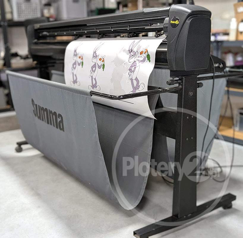 RENEW! Ploter tnący SUMMA Cut D160R 164cm OPOS-X Opticut odczyt znaczników FV Kosz Stelaż Po serwisie Stan BDB Corel 2021 + Laptop i5 Dell SSD