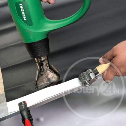 NOWY! Zestaw do zgrzewania banerów z opalarką Hikoki 3 wałki listwa 150 cm 3 ściski