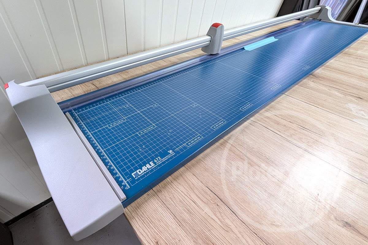 NOWY! DAHLE 183 cm Trymer wielkoformatowy do folii i papieru Gwarancja FV Przesyłka gratis! Gilotyna Krajalnica Przecinarka Obcinarka Krążkowa - obrazek 8