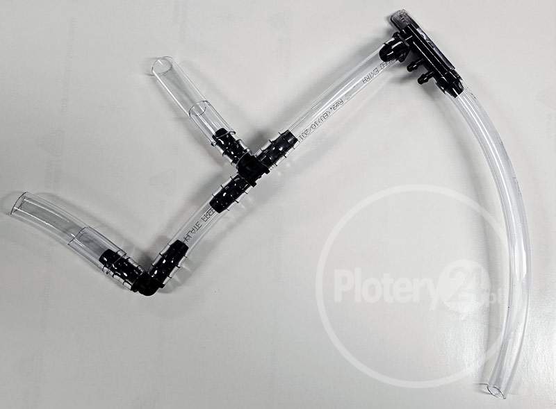 Odpływ tuszu spod wipera, ociekacza i stacji Kanalizacja Syfon do Mutoh 1604 1614 1624 Waste Liquid Joint Ink Tube - obrazek 3