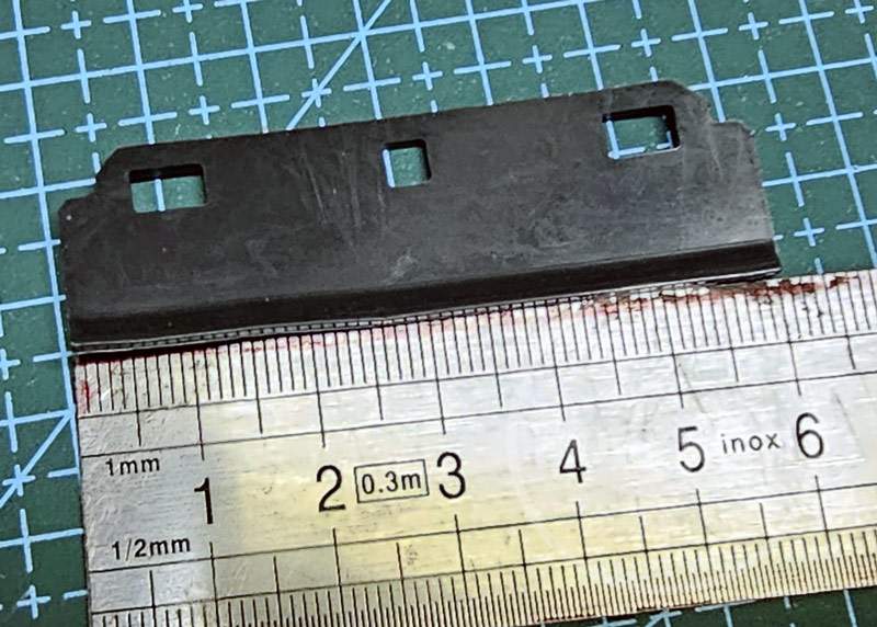 Wiper Wycieraczka głowicy DX6 DX7 czarna 60 mm Mutoh 1638X 1682SR Mimaki Roland Blade BLACK - obrazek 2