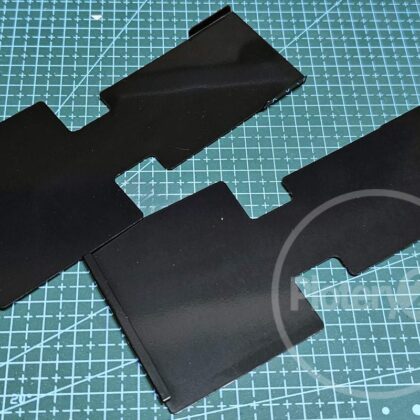 Mutoh 1604 1614 1624 1638 Media Clamp Ślizg Trzymak Mediów Papieru Blaszka 2 sztuki Lewy + Prawy Oryginał