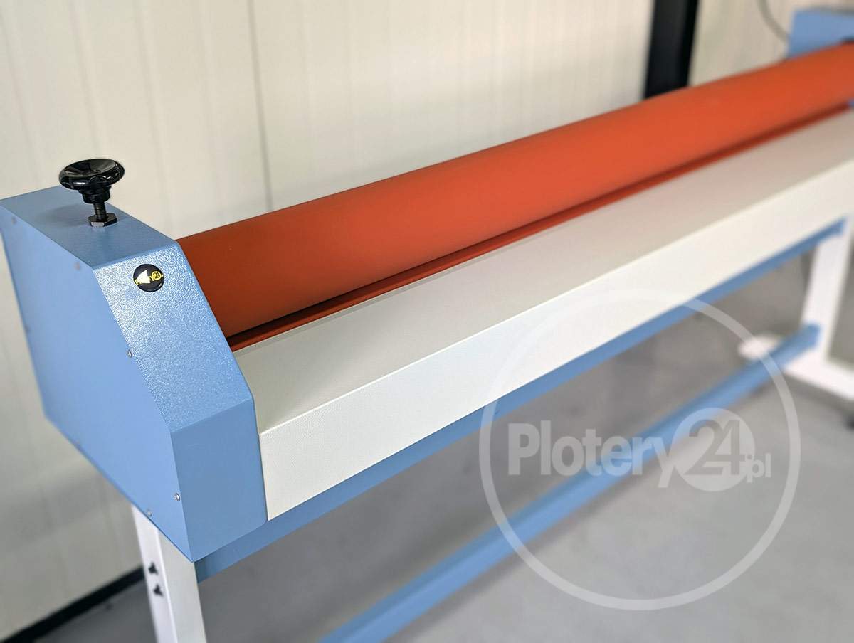 NOWY! Na zamówienie! Laminator elektryczny rolowy Dr-INK 1600 mm na zimno 160 cm Wyklejarka Aplikator Wydruków Foliarka FV Dowóz Leasing