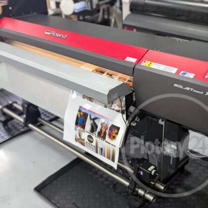 RENEW! 2018 Ploter drukujący ROLAND XF-640 2 nowe głowice DX6 / DX7, po serwisie + PC + nawijarka + dosuszarka 160cm max baner 102m2/h Gw12mscy Tylko 1 szt.