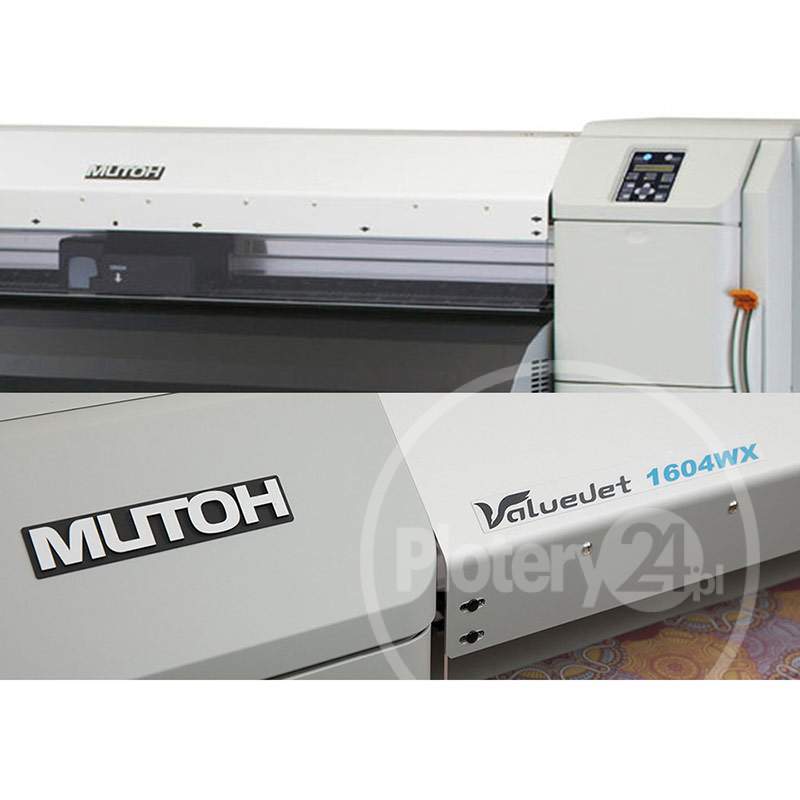 RENEW! 2021! Ploter MUTOH ValueJet 1604WX nowa głowica DX5 Sublimacja 160cm PC+rip CISS Nawijarka FV Leasing Raty Gwarancja 12m Dowóz OD RĘKI! - obrazek 2