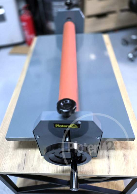 NOWY! Laminator rolowy ręczny Dr-INK 750 mm na zimno 75 cm Wyklejarka Aplikator Wydruków Foliarka FV Dowóz Leasing - obrazek 6