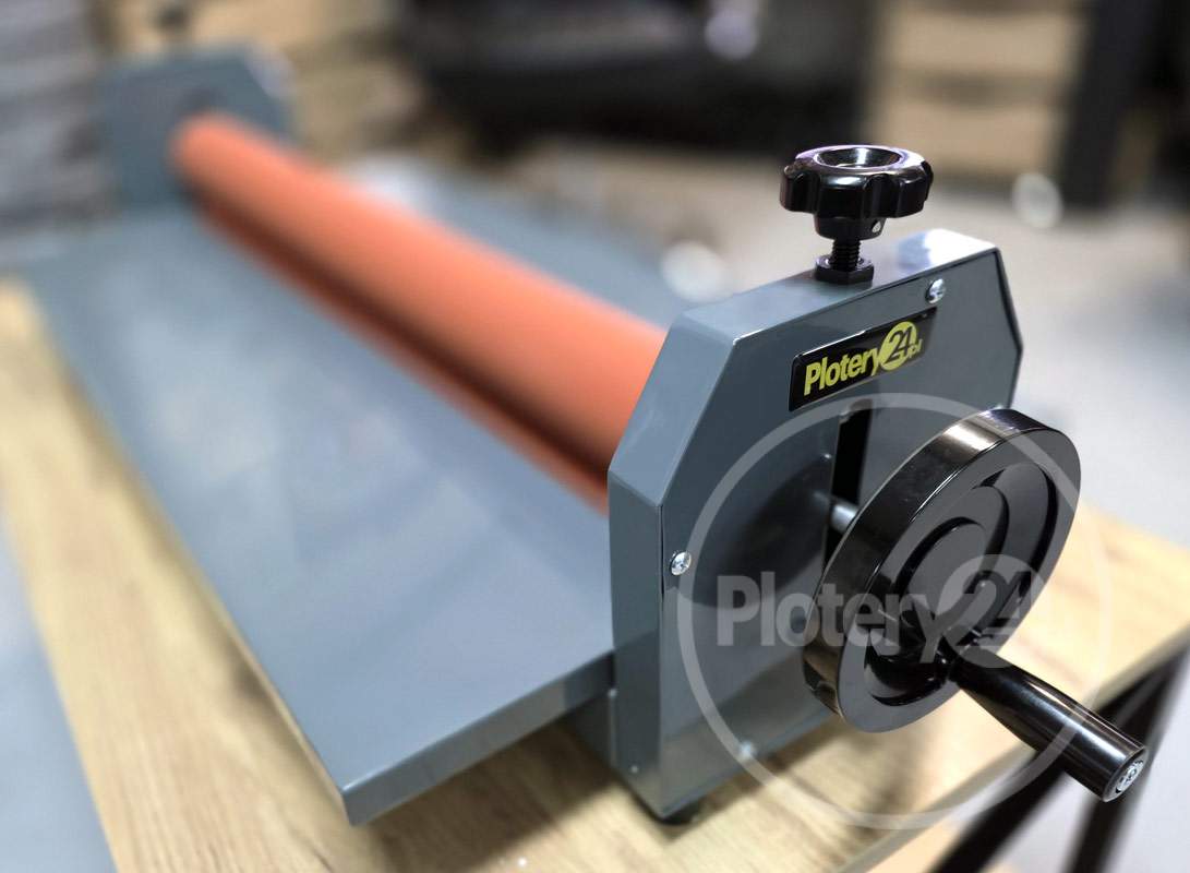 NOWY! Laminator rolowy ręczny Dr-INK 750 mm na zimno 75 cm Wyklejarka Aplikator Wydruków Foliarka FV Dowóz Leasing - obrazek 2