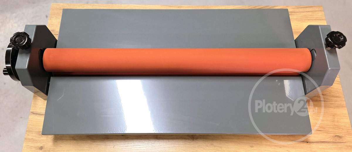 NOWY! Laminator rolowy ręczny Dr-INK 750 mm na zimno 75 cm Wyklejarka Aplikator Wydruków Foliarka FV Dowóz Leasing - obrazek 7