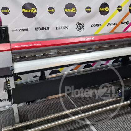 RENEW! Ploter drukujący ROLAND RF-640 nowa głowica DX6 / DX7, po serwisie + PC + VersaWorks7 + nawijarka VersaEXPRESS 160cm max 48m2/h Gw12mscy Dowóz Leasing Raty
